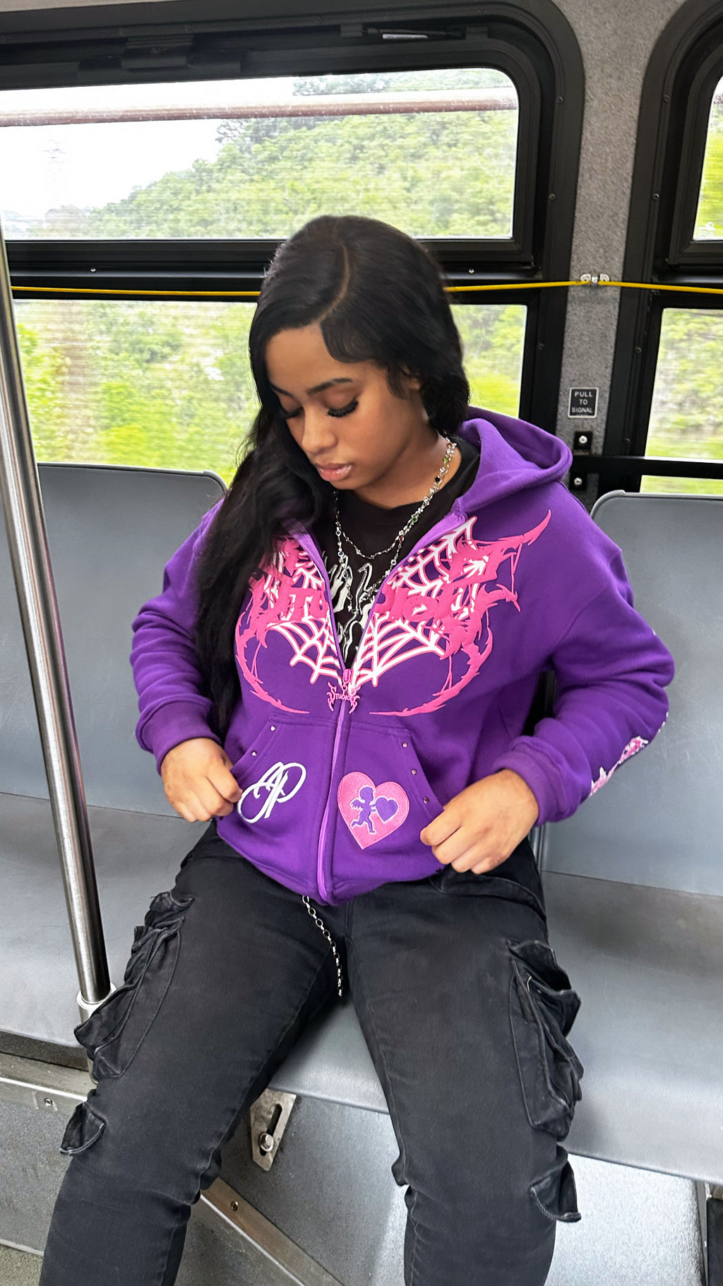 JP Studios “Crush” Zip Up