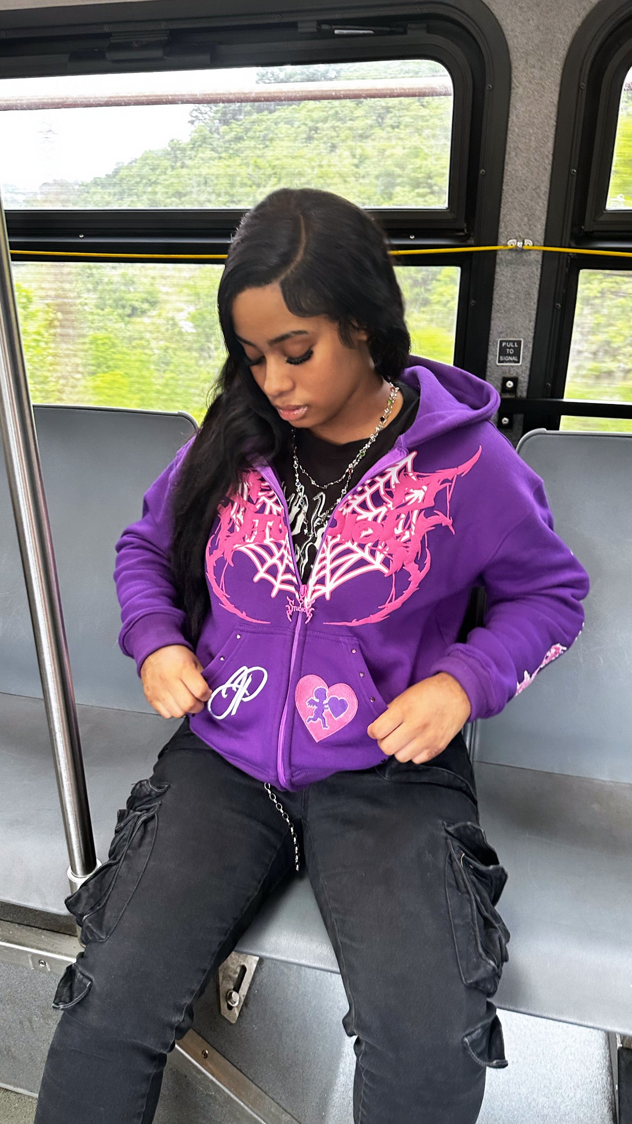 JP Studios “Crush” Zip Up