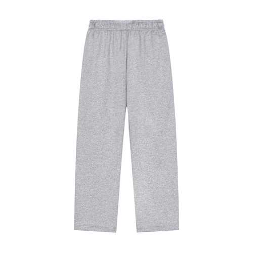 Flower Grey Straight-Leg Sweatpants