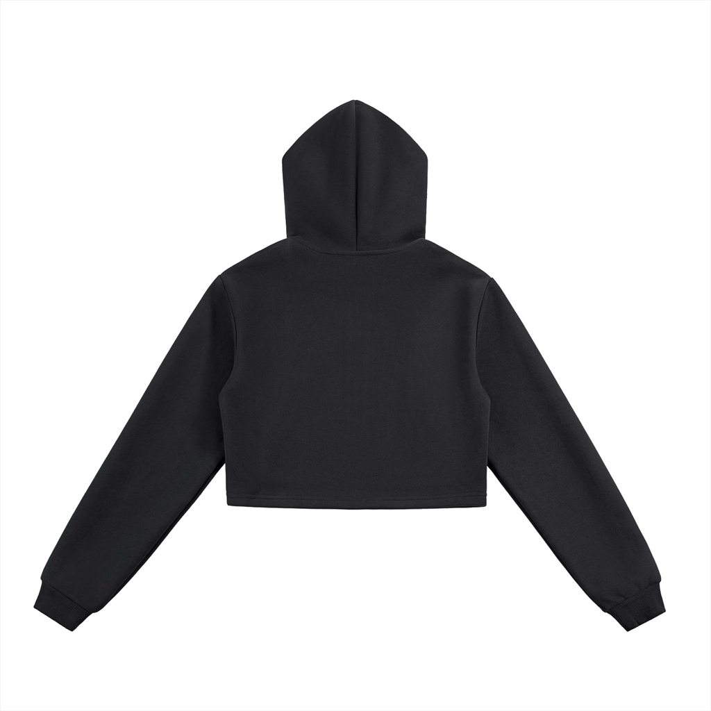 Essential Cropped (Olympic) Zip-Up Hoodie