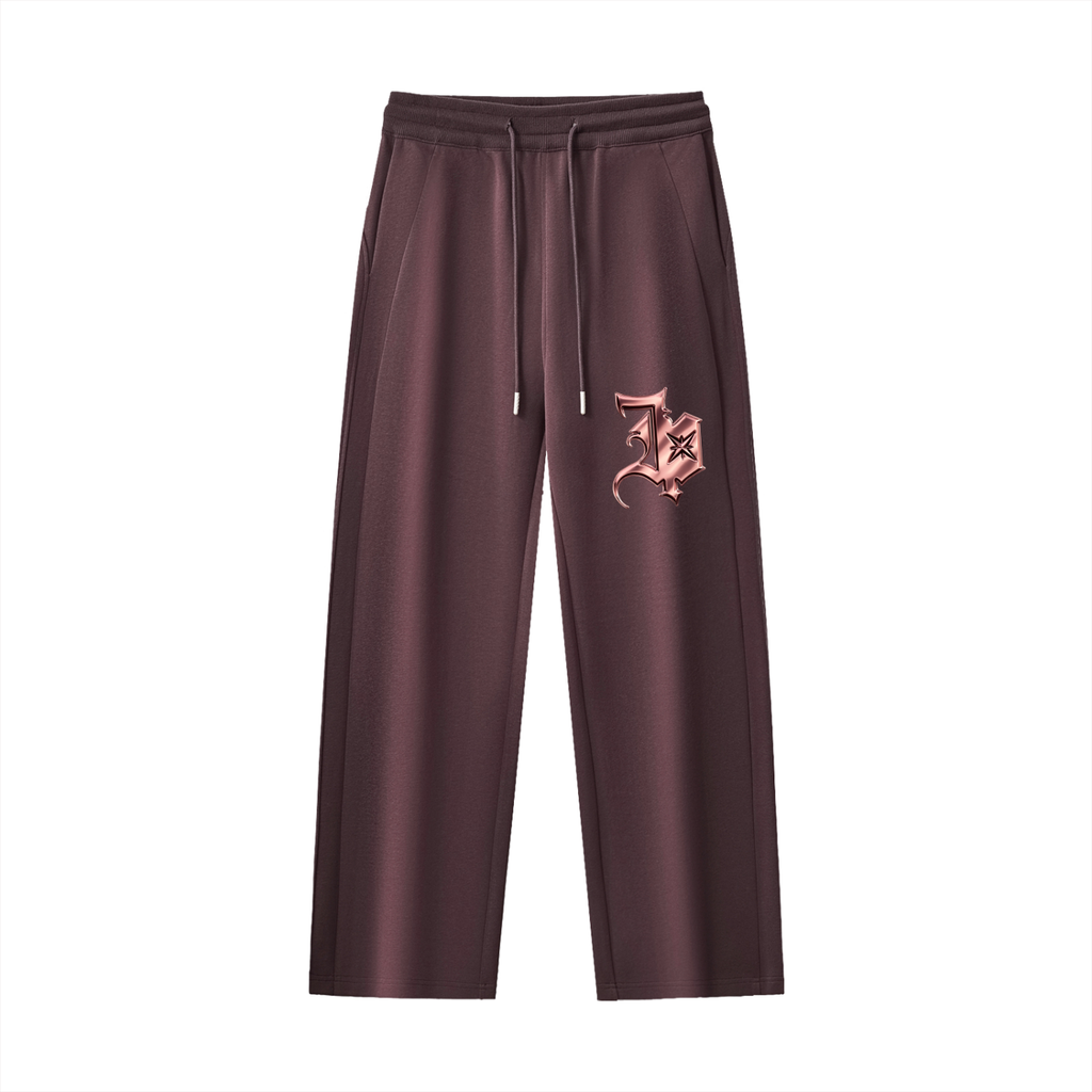 Essential Drawstring (Rosemary) Straight-Leg Sweatpants