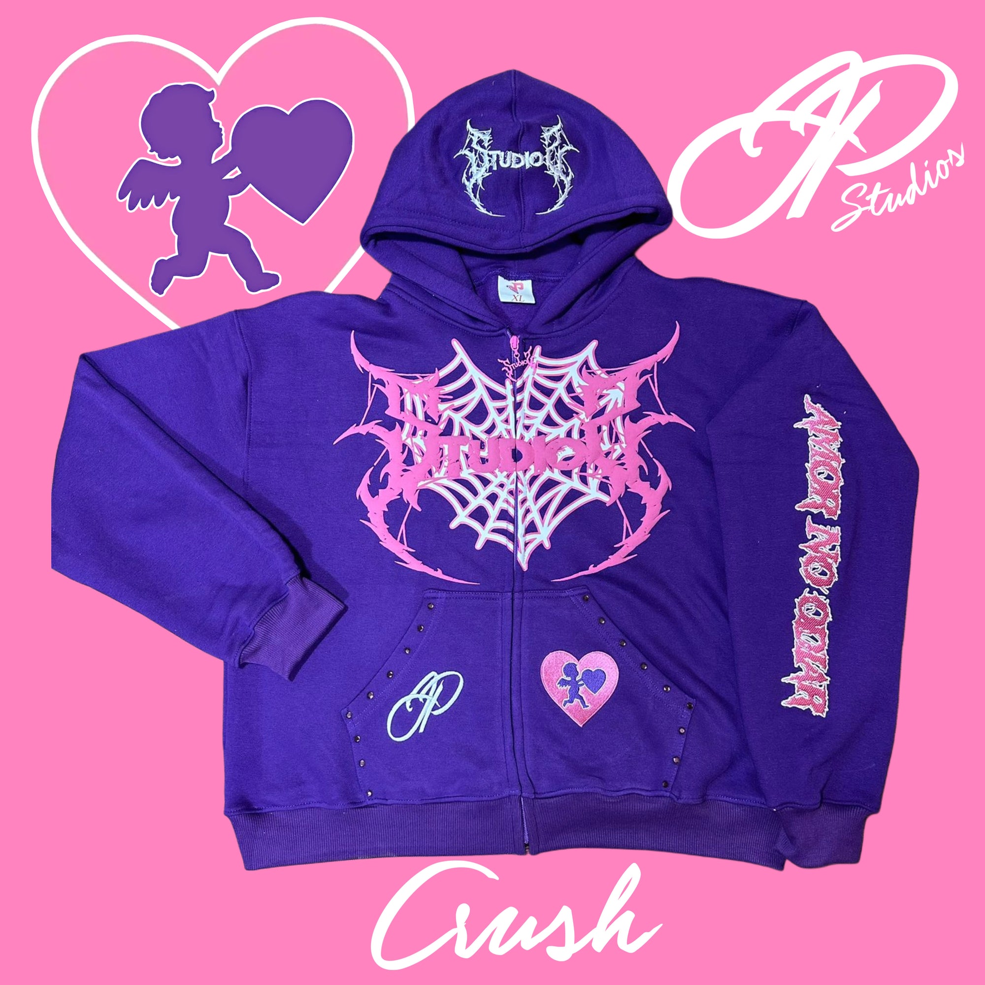 JP Studios “Crush” Zip Up